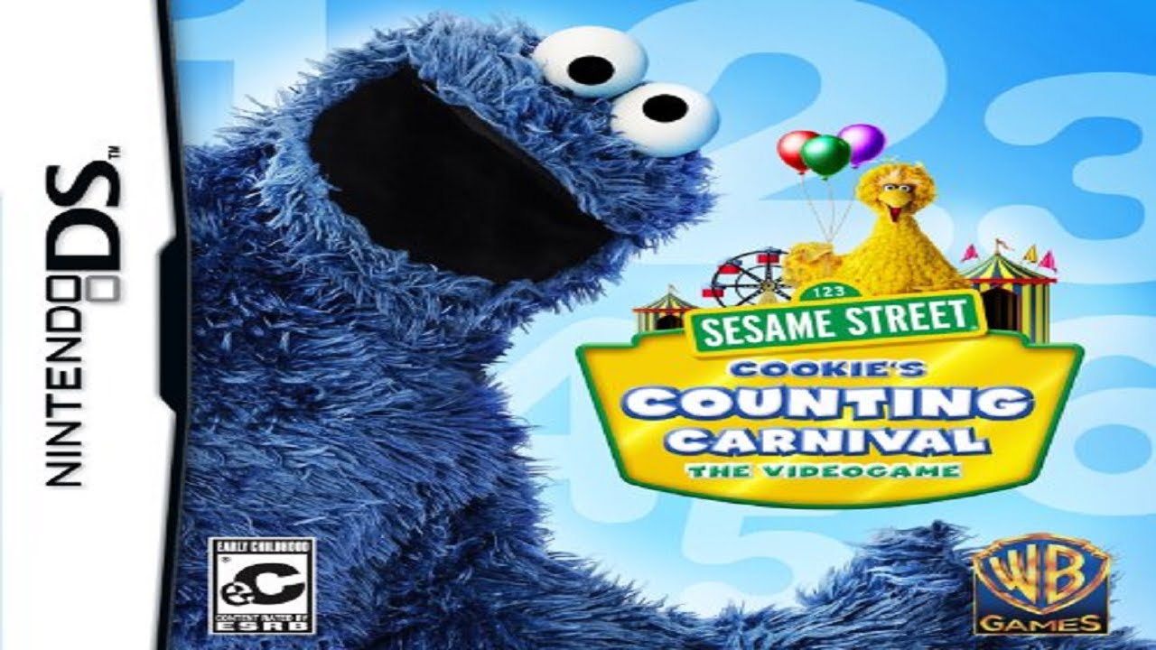 123 Sesame Street Cookie's Counting Carnival: The Videogame Longplay [NDS] [No-Com]