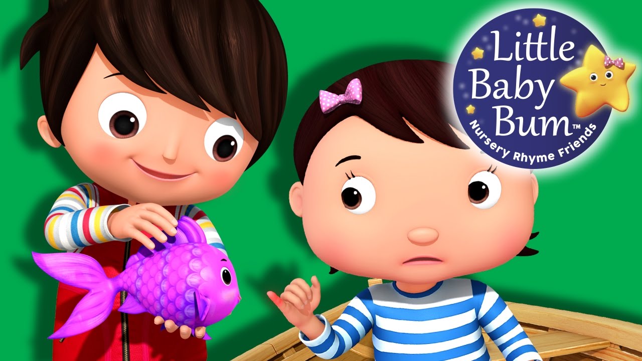 12345 Once I Caught a Fish Alive | Nursery Rhymes for Babies by LittleBabyBum - ABCs and 123s