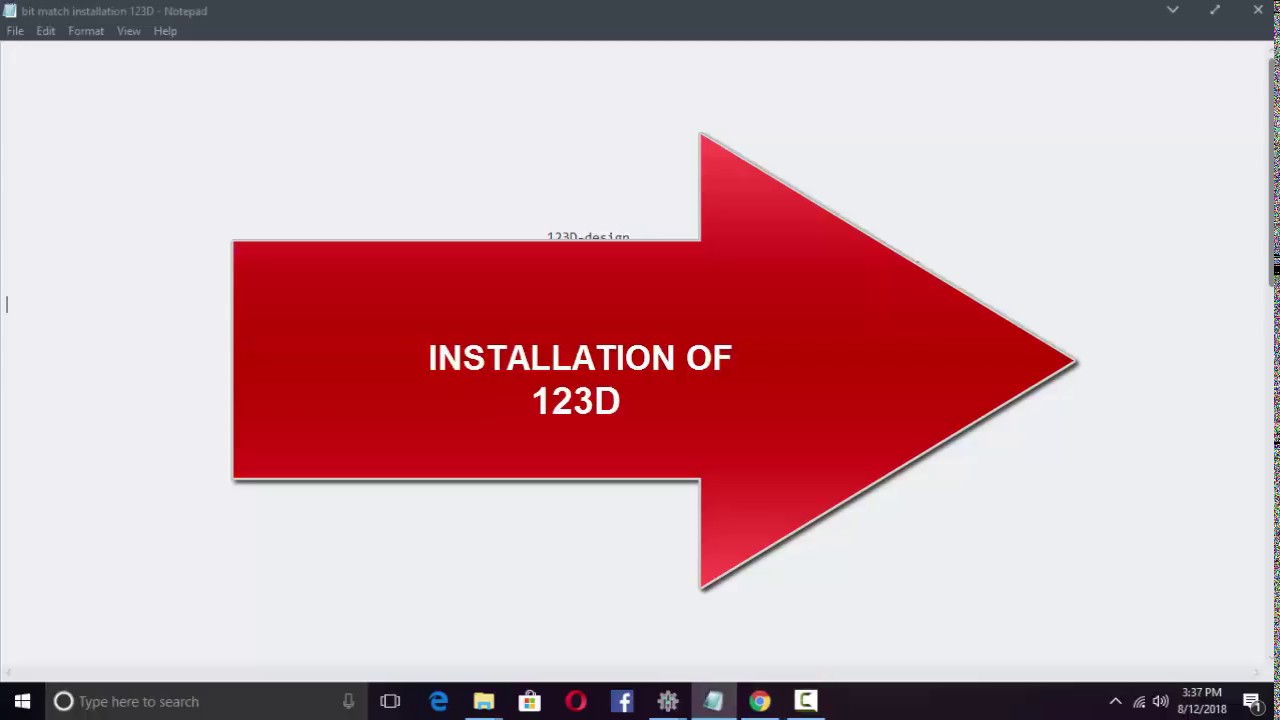 123D installation time lapse