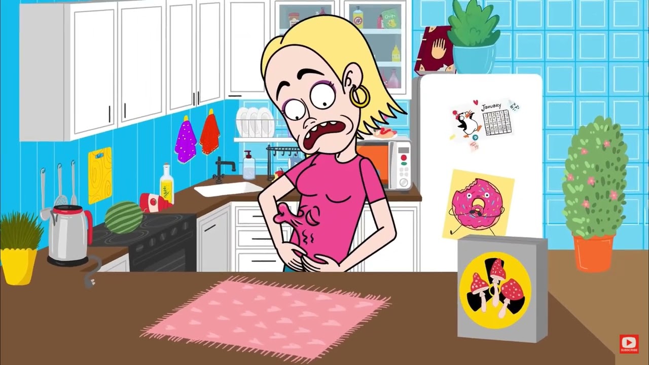 123Go! Animated - Vicky's stomach growl 1