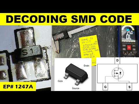 {1247A} Decoding SMD SOT-23 P-channel mosfet and testing