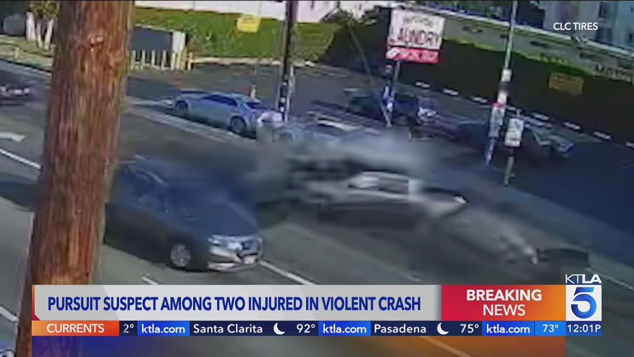 125 mph speeding sedan causes multi-vehicle carnage in San Fernando Valley
