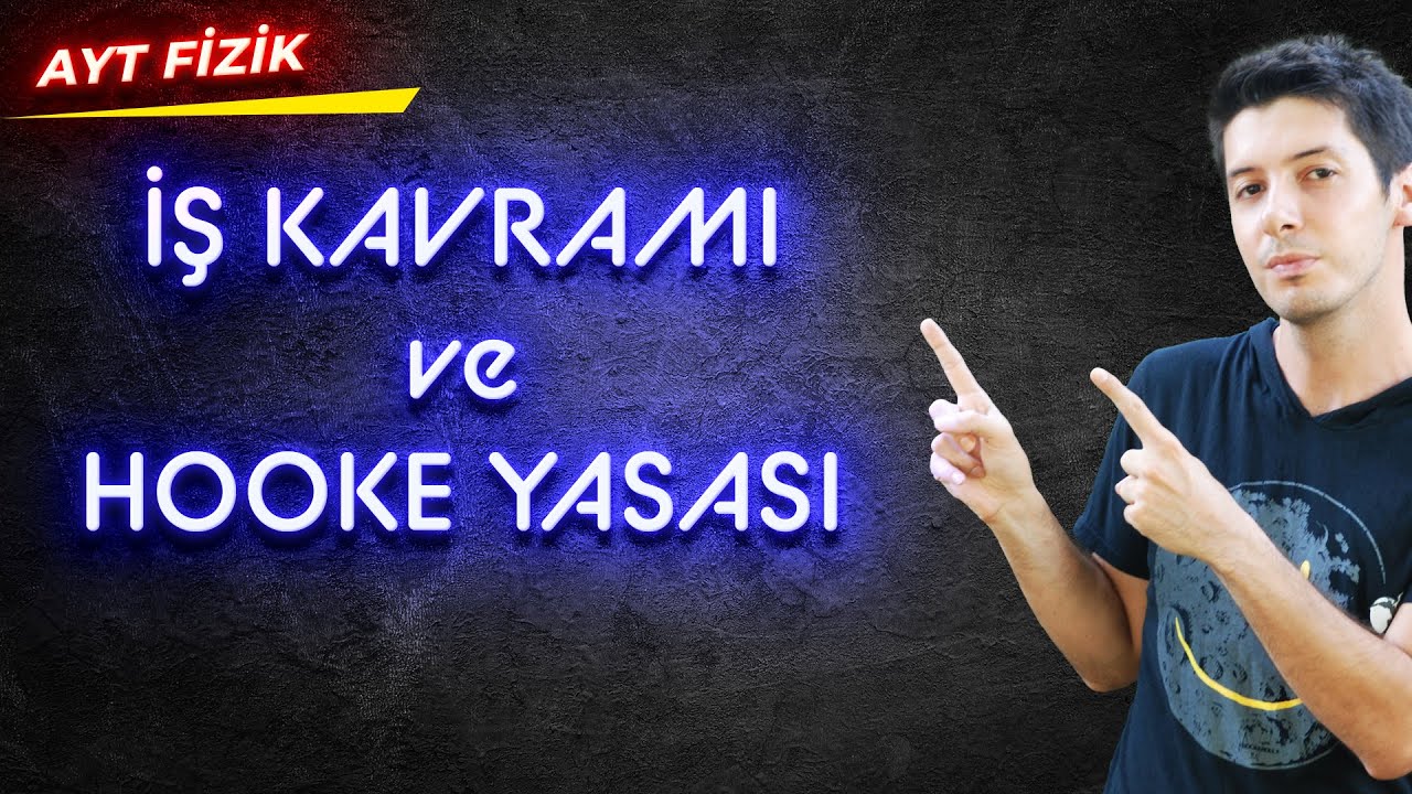 13) İş Güç ve Enerji / İş Kavramı ve Hooke Yasası Yaylarda Depolanan Enerji ve Uzama AYT Fizik Kampı
