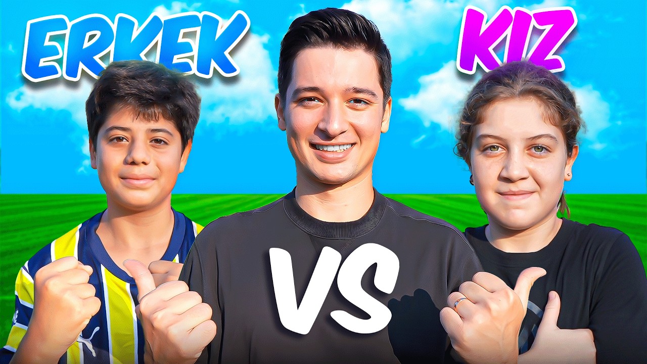 13 years old GIRL VS BOY FOOTBALL PLAYER!