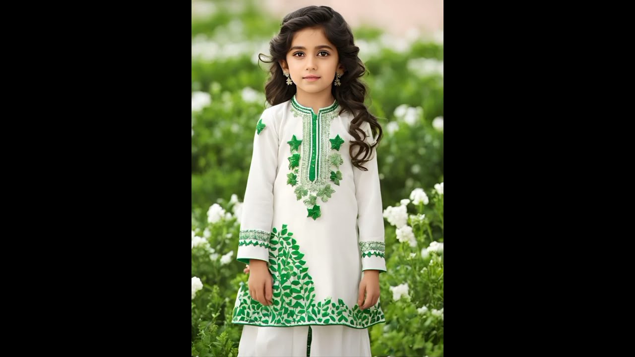 14 August Baby Girl Dress Designs 2024!! 14 August Kids Dress Designs