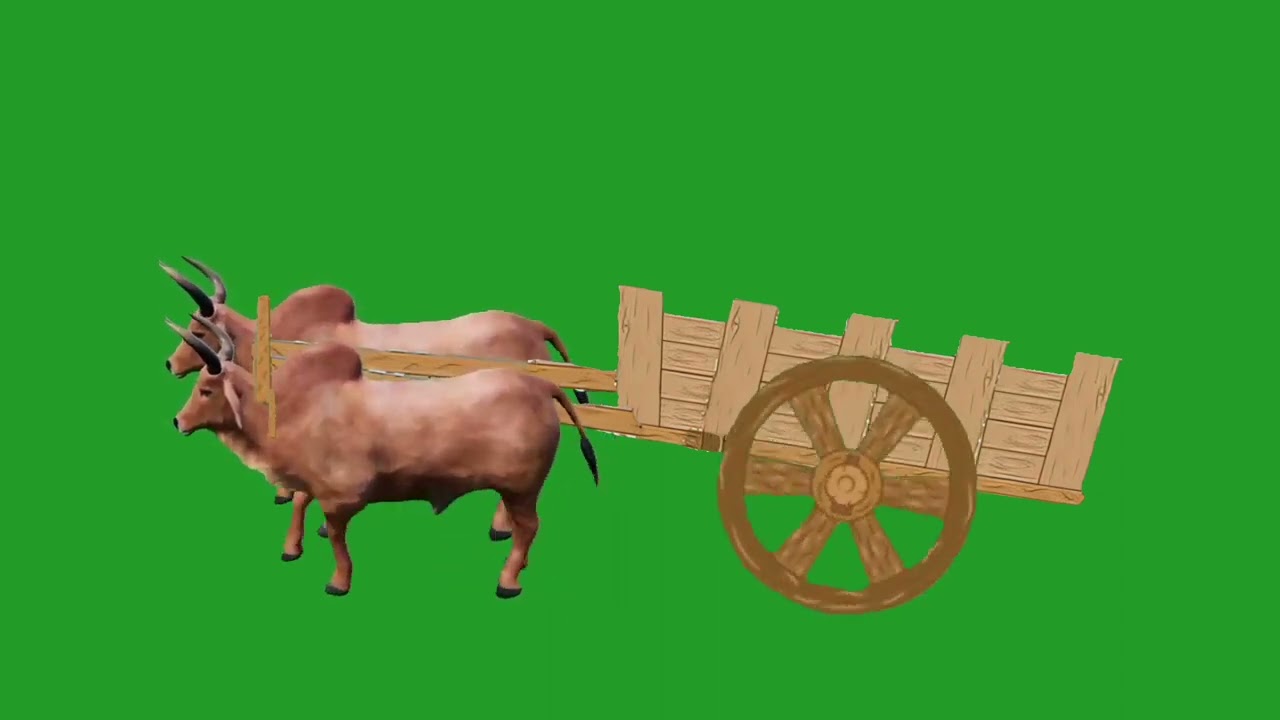 14 bail gadi green screen video green screen video bullock cart green screen