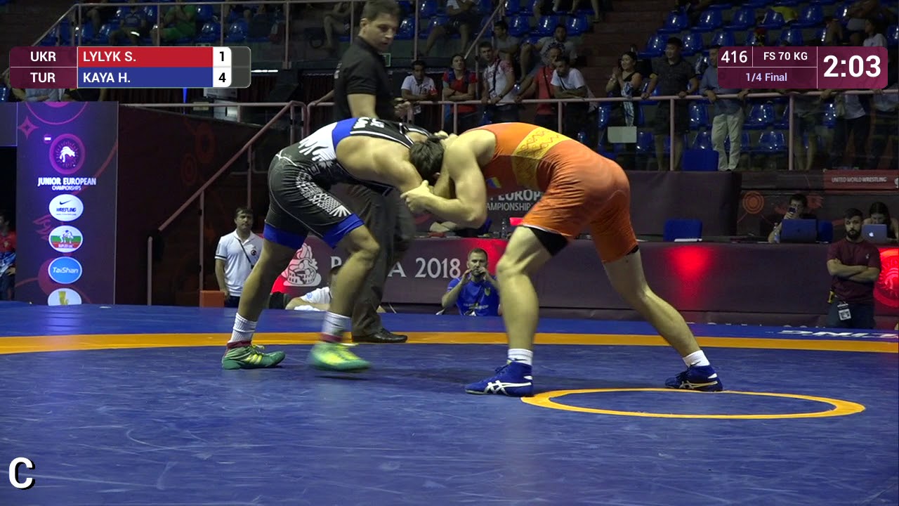 1/4 FS - 70 kg: S. LYLYK (UKR) v. H. KAYA (TUR)