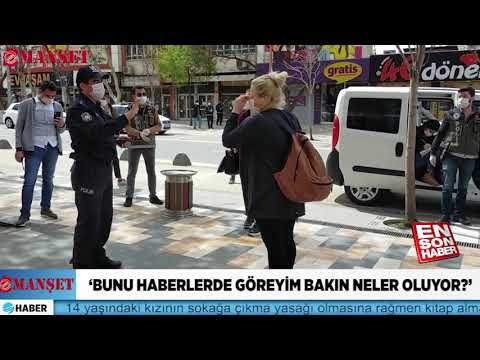 14 Yaşındaki Kızıyla Sokağa Çıkan Annenin Para Cezası Yazan Görevli Polise Tehditi