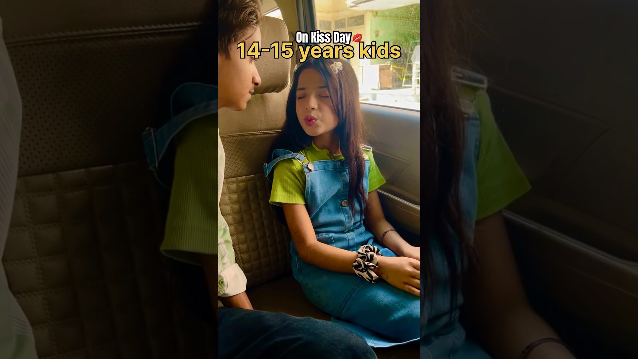 14 year Nibba Nibbi on Kiss💋Day vs Me🥹😂 #funnyshort #kissday #relatable #nibbanibbi #childhood