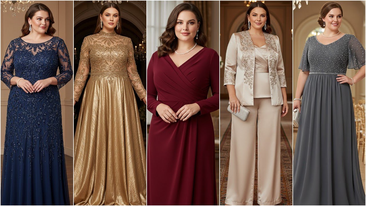 140 Eye-Catching Plus Size Mother of The Bride Dresses - Plus Size Mother of The Bride Outfits 2025