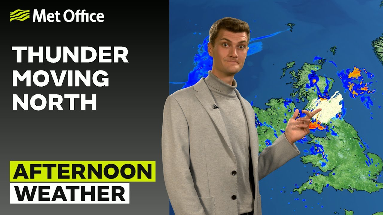 14/06/2025 - Still some thunder in the north - Afternoon Weather Forecast UK – Met Office Weather
