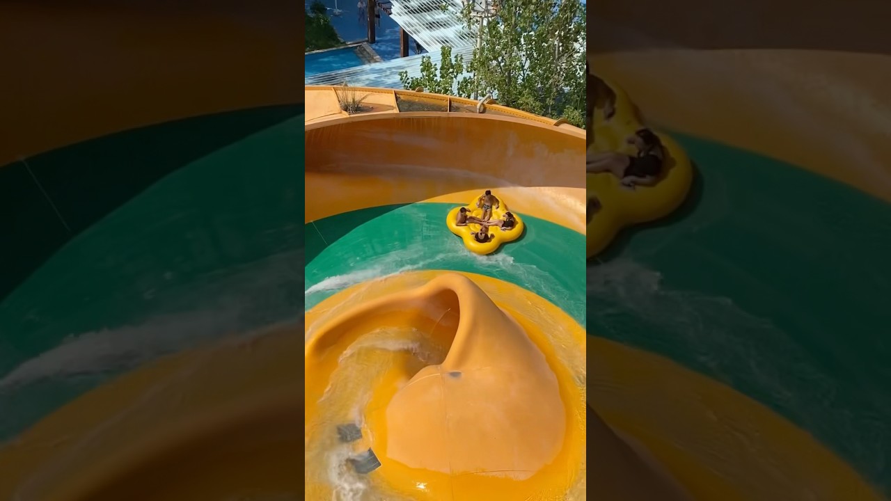 14.2m Height Tornado Water Slide Anti-Fade Big Water Park Amusement Equipment