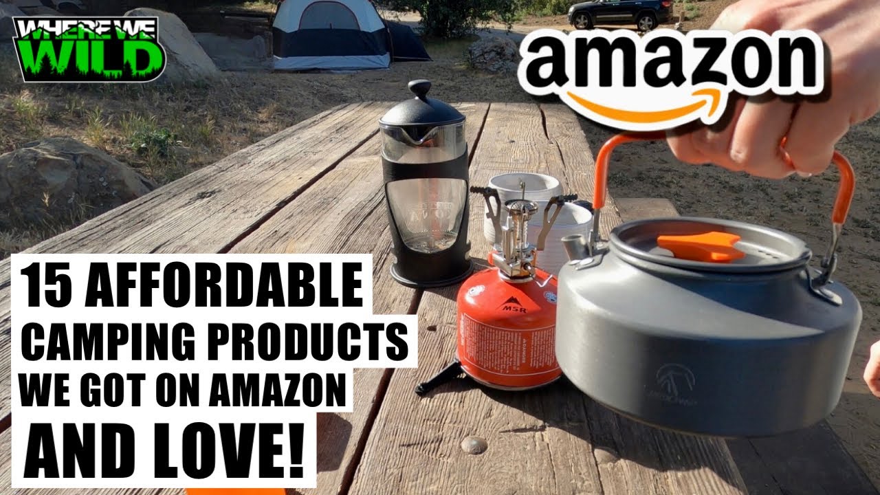 15 AFFORDABLE CAMPING PRODUCTS WE GOT ON AMAZON AND LOVE!