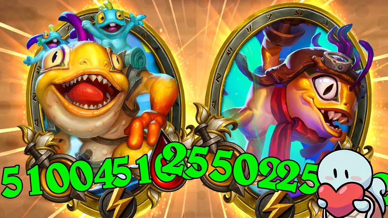 150,000 STATS with BUFFED MURLOCS! | Hearthstone Battlegrounds