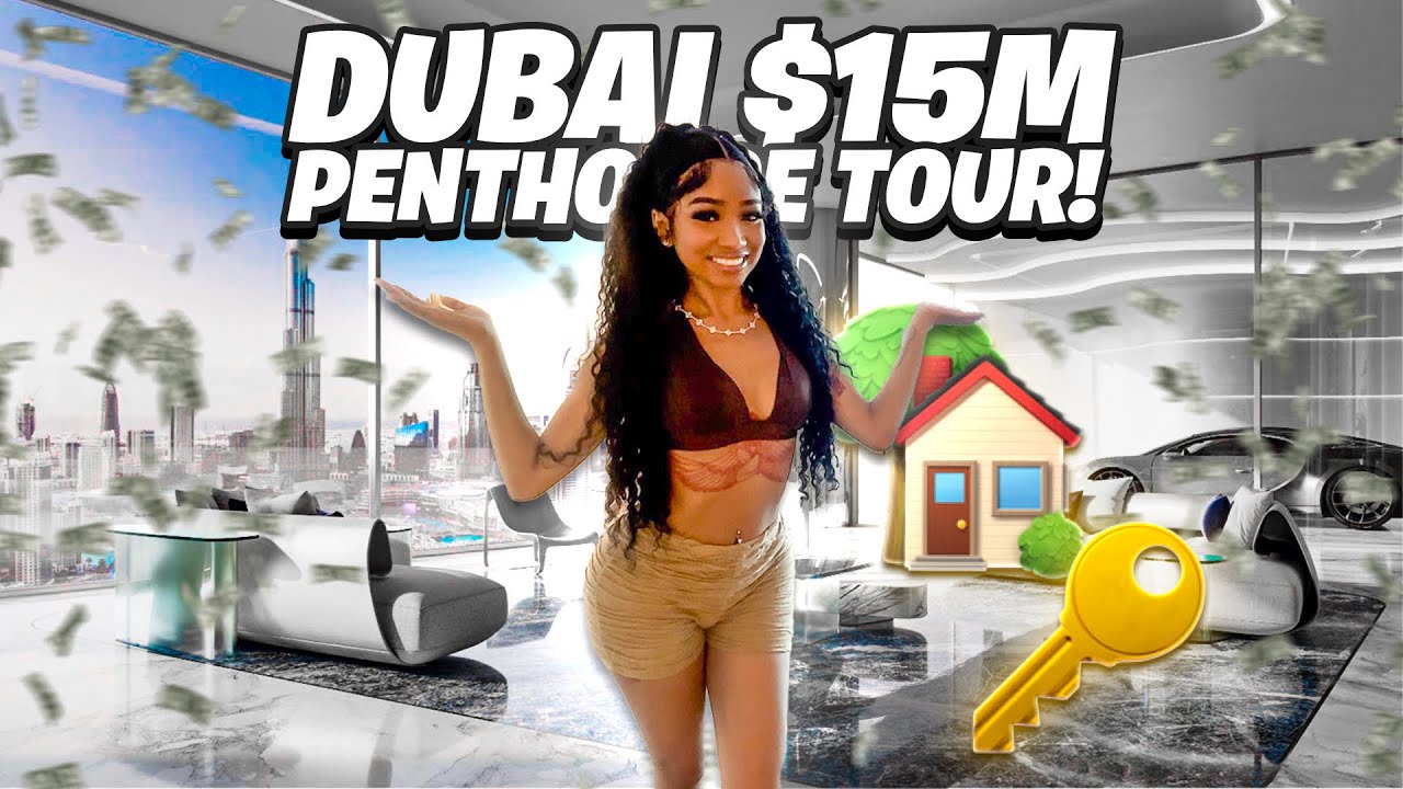 $15,000,000 Dubai Penthouse Tour! | @Dymondsflawless
