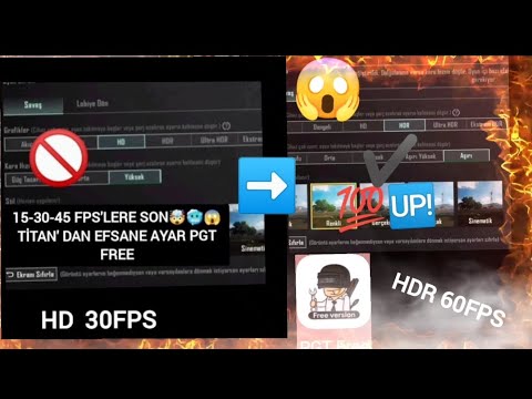 15-30-45 fp'lere son artık HDR 60 fps oylayacaksınız titandan efsane ayar pgt free kanala abone olun