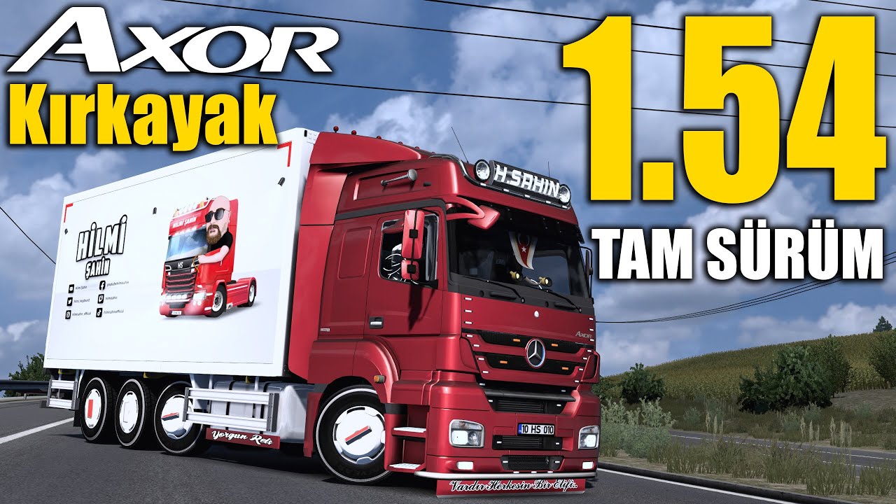 1.54 Tam Sürüm Geldi !! Lift Animasyonlu Axor Kırkayak | Ets2 1.54 !!
