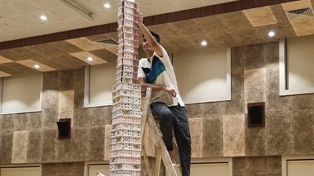 15YearOld Kolkata Teen Sets 4 CardStacking World Records In 24 Hours