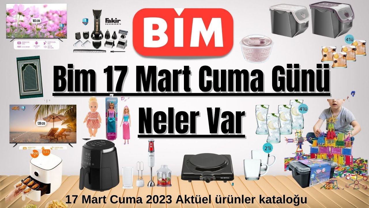 17 mart bim ahtüel ürünler kataloğu