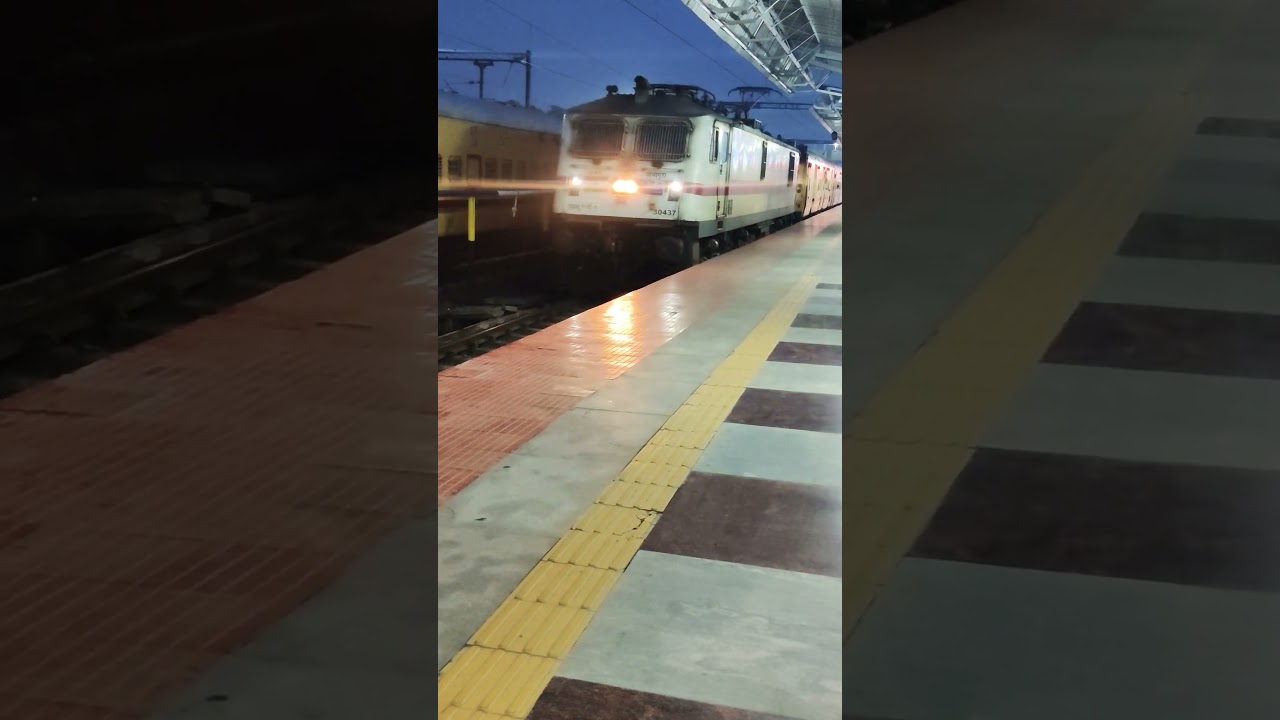 17235/SMVT Bengaluru - Nagercoil Express #bangalore #nagercoil #tirunelveli #salem #madurai #xmas