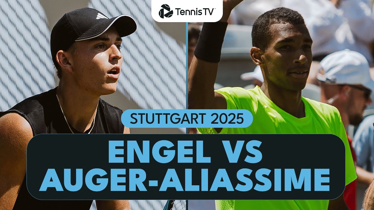 17-Year-Old Justin Engel vs Felix Auger-Aliassime Highlights | Stuttgart 2025