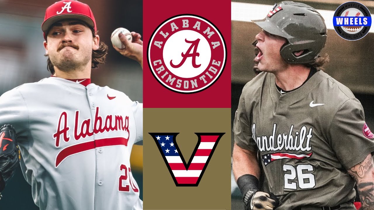 #18 Alabama vs #15 Vanderbilt (AMAZING RUBBER MATCH!) | 2025 College Baseball Highlights