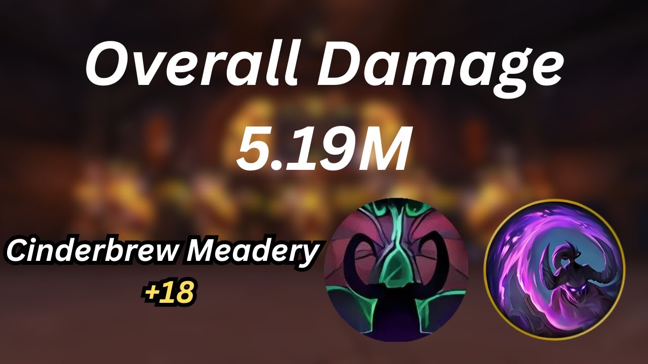+18 Cinderbrew Meadery Havoc DH M+ 5.19M Overall