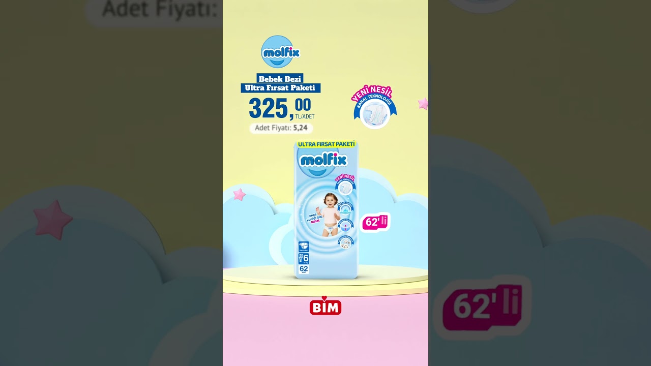 18 Mart | Molfix Bebek Bezi | BİM