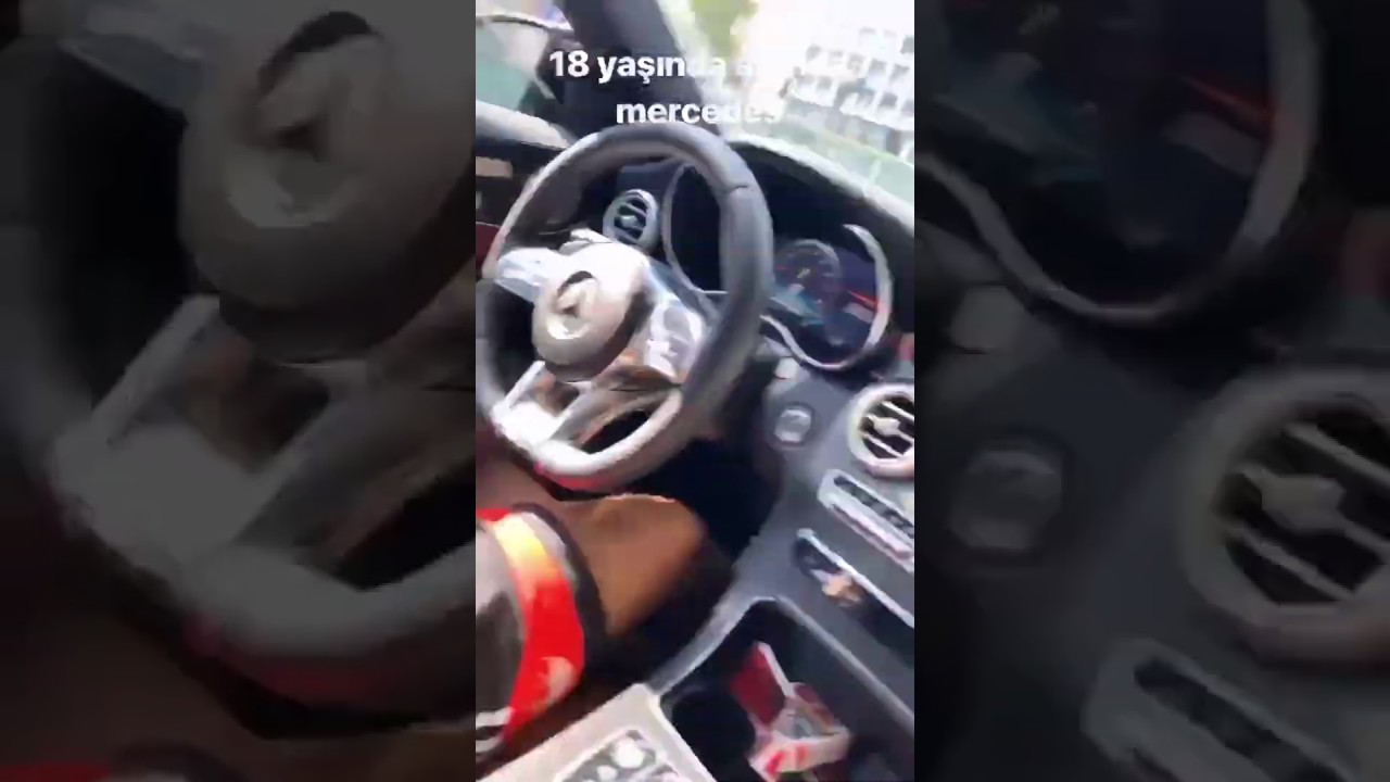 18 yasinda altinda mercedes / Mero Olabilir / Araba snapleri
