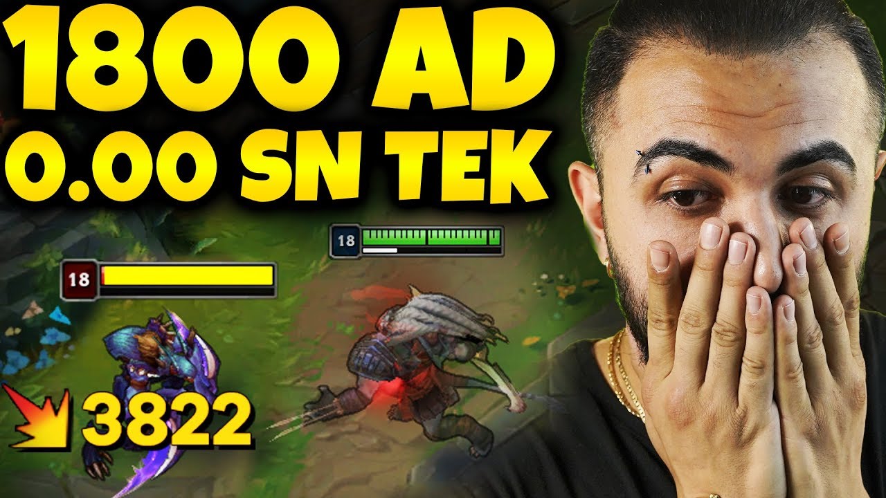 1800 AD RENGAR!! 😱 DOKUNDUĞUM TEK YİYOR!! | Barış Can