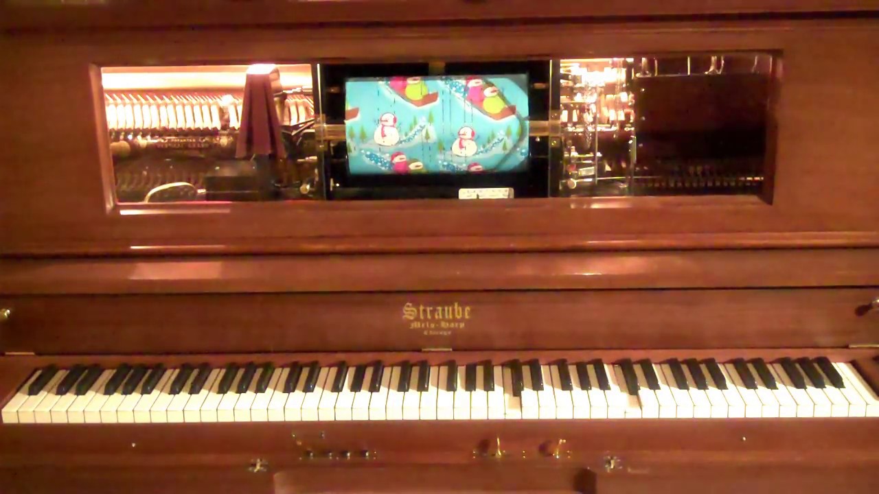 1927 Straube Player Piano Plays Linus n Lucy