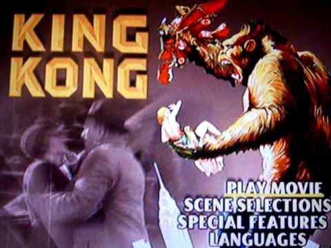 1933 King Kong DVD menu