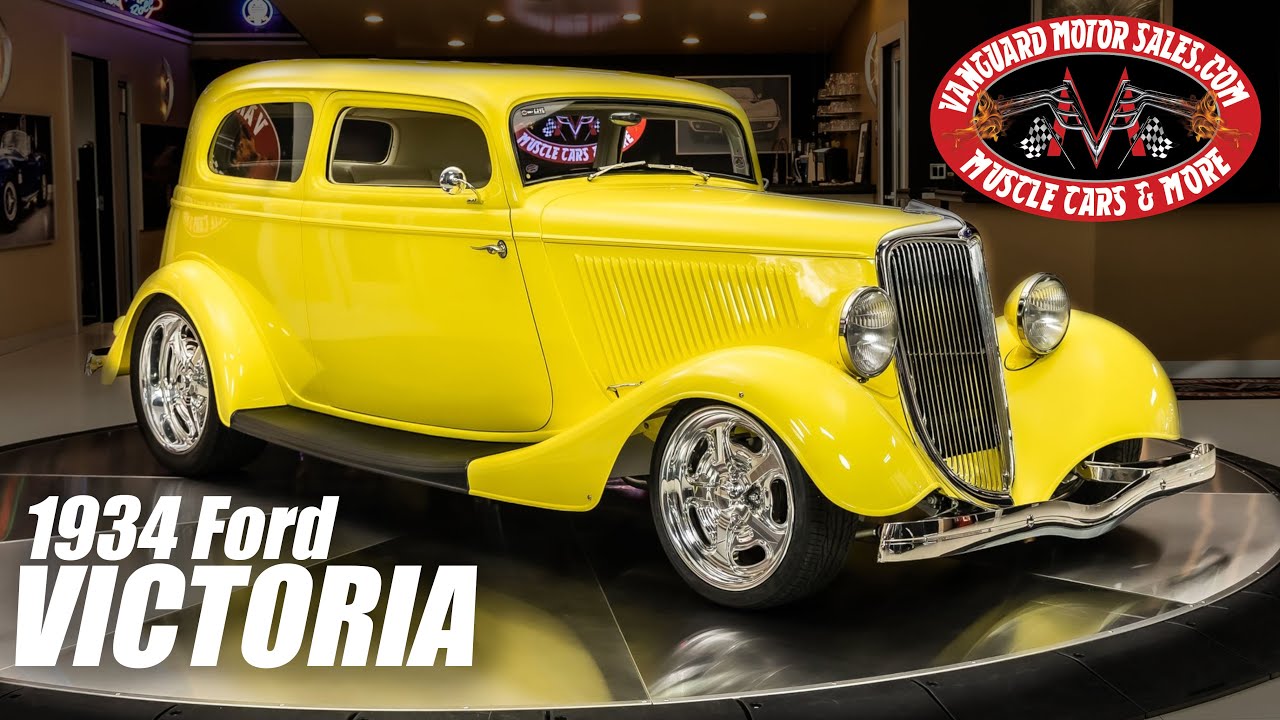 1934 Ford Victoria Street Rod For Sale Vanguard Motor Sales #6246