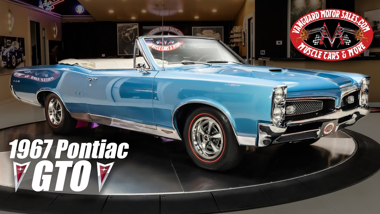 1967 Pontiac GTO Convertible For Sale Vanguard Motor Sales #8389