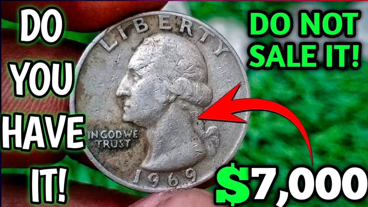 1969 Washington Quarters Dollars Coin Worth Money! Quarter that are Worth Money