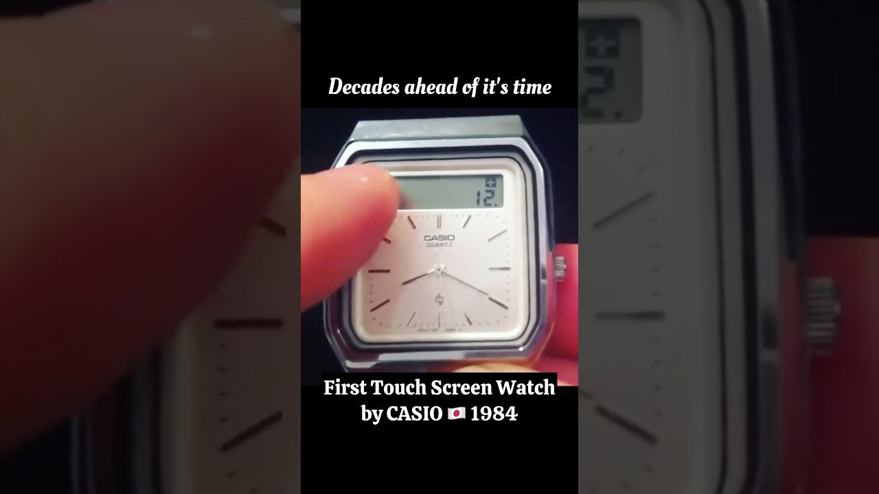 1984 's Touch Screen by CASIO !! Casio AT-552 Janus !! #casio 📽️:ChromeFreeDisco