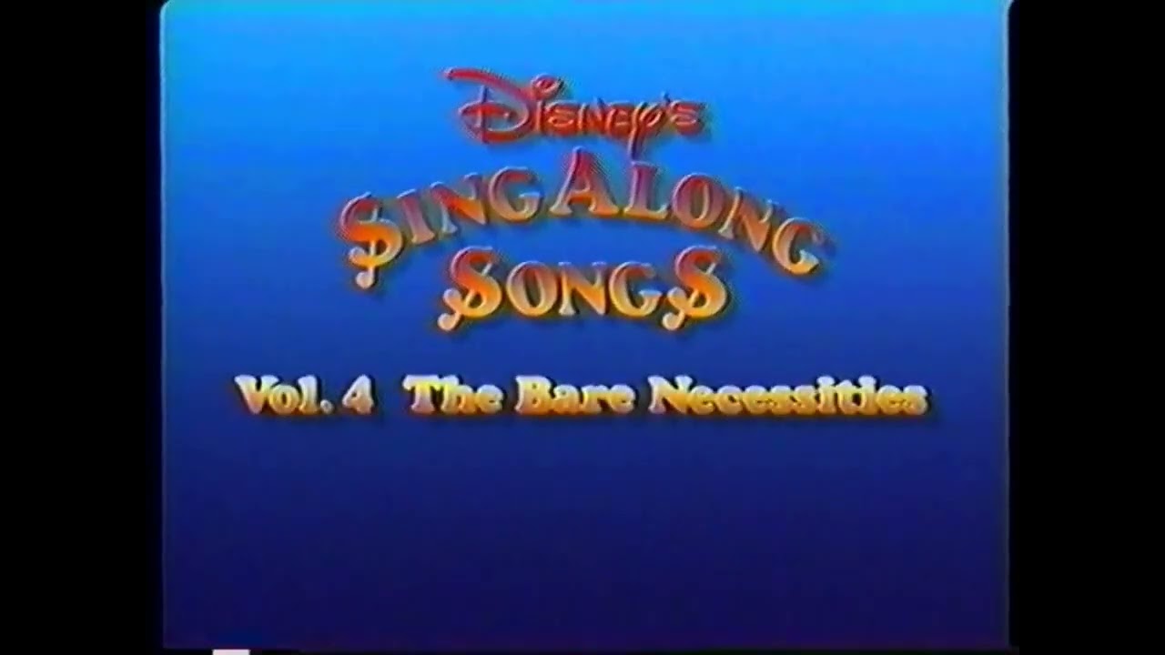 1990 Disney Sing Along Songs Promo 1