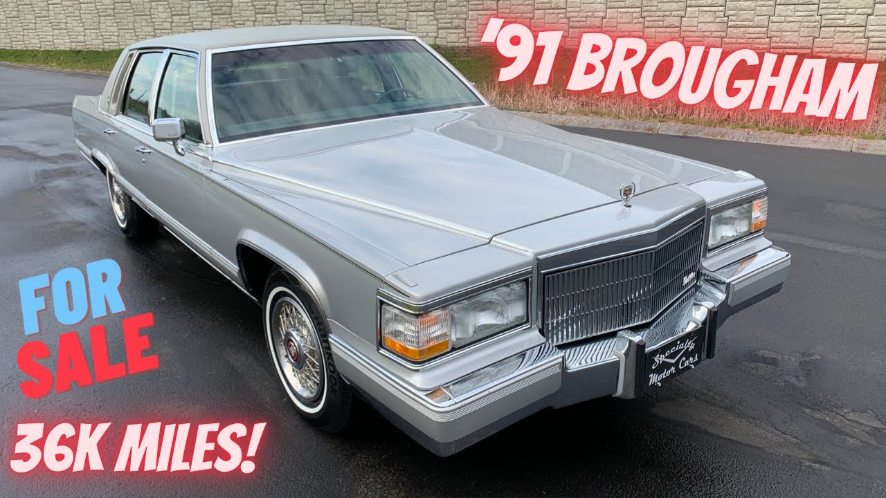 1991 Cadillac Brougham 36k Miles FOR SALE by Specialty Motor Cars Fleetwood Low Miles Survivor