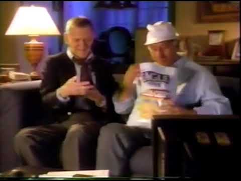 1992 Odd Couple Jack Klugman Tony Randall Eagle Thin Chips Commercial
