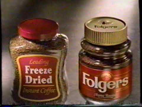 1996 Folgers Crystals Instant Coffee 
