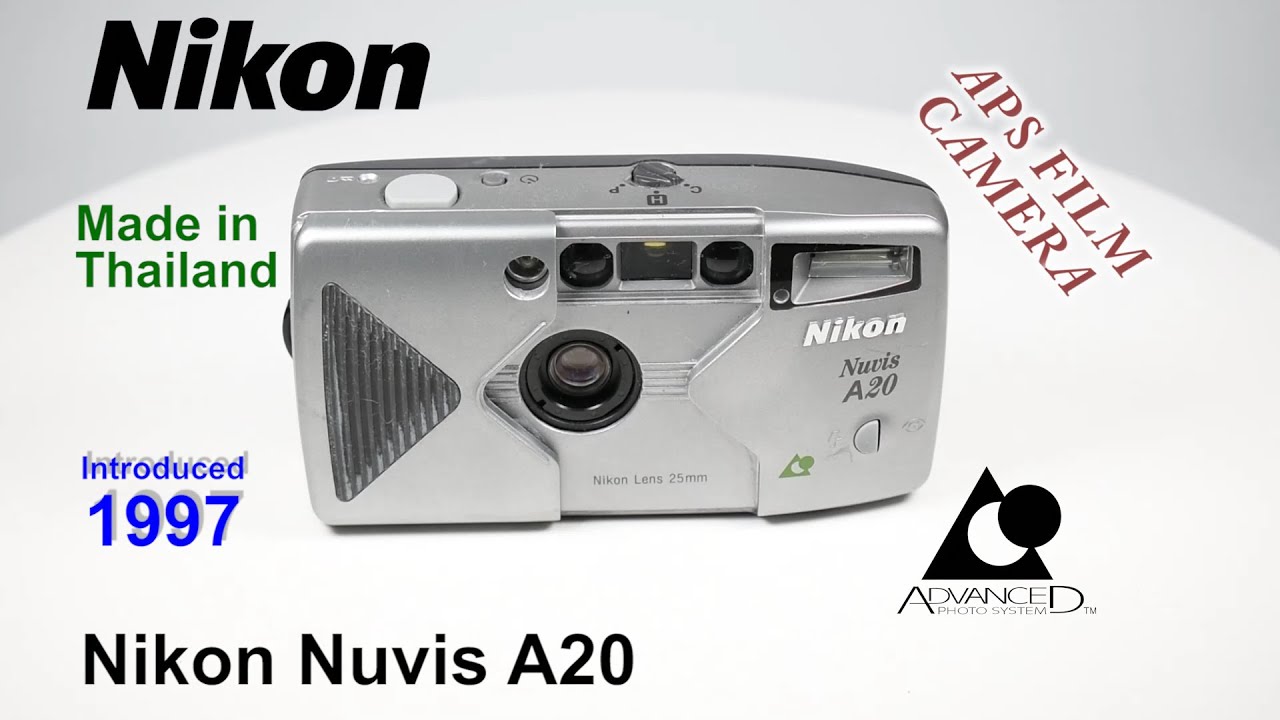 1997 Nikon Nuvis A20 - APS Film Camera