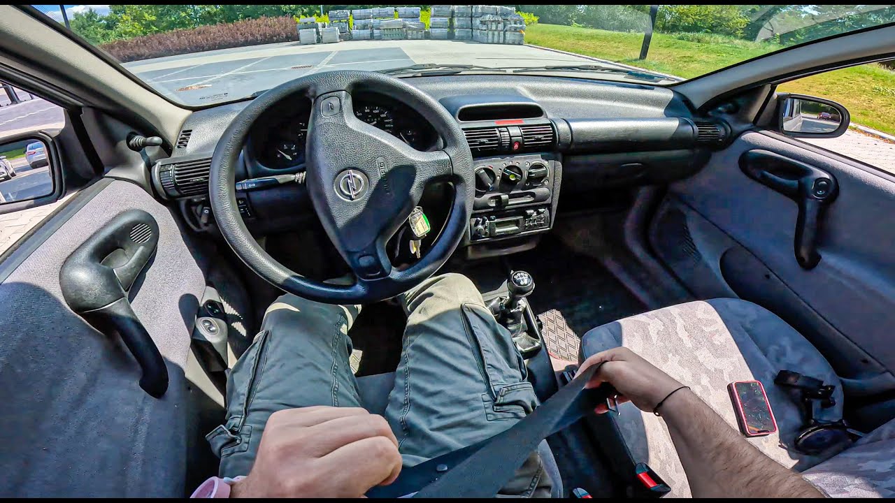 1998 Opel Corsa B | 1.4 i 60HP | POV Test Drive