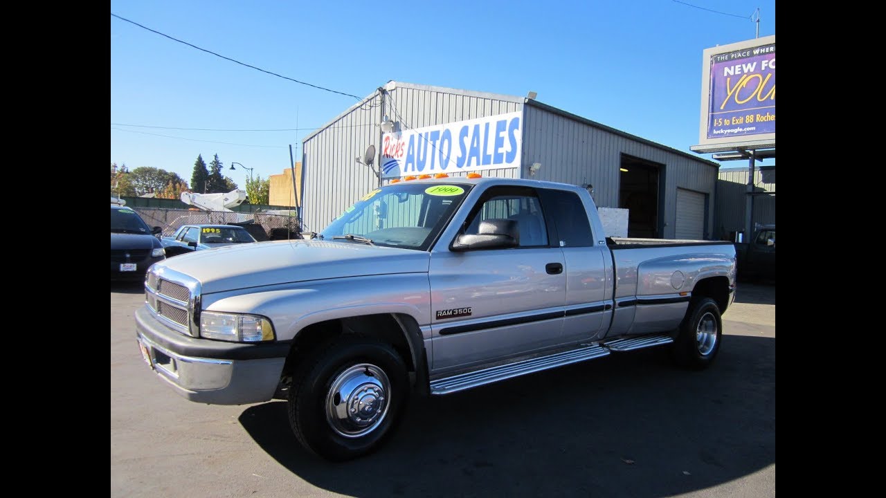 1999 DODGE RAM 3500 SLT QUAD CAB DIESEL DUALLY SOLD!!!