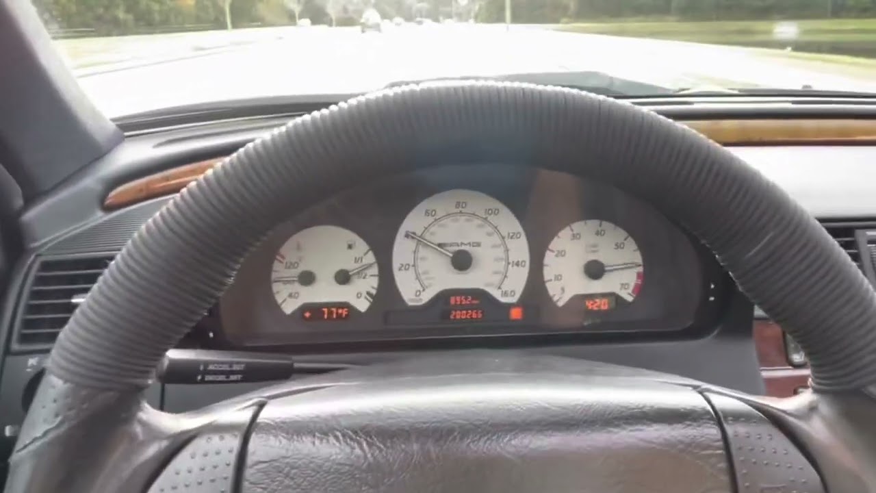 1999 Mercedes-Benz C43 AMG 0-60 W202 ( Rolling Start )