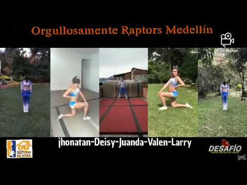 1er Reto Raptors Medellín desafío Lond Súper Escuelas Cheer