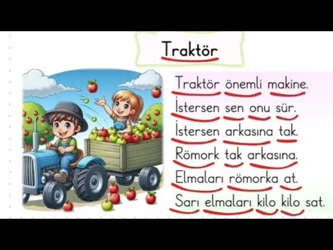 1.sınıf okuma metni hızlı okuma metni okumayı öğreniyorum