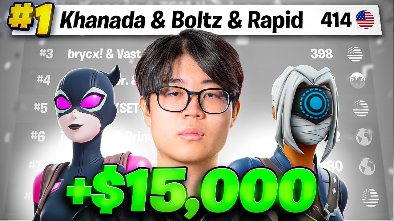 1ST PLACE FNCS Division 1 FINALS With Boltz & Rapid 🏆 ($15,000)