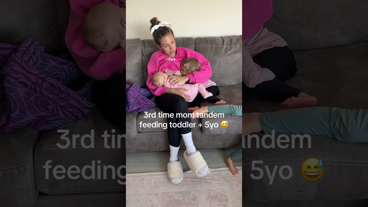 1st time mom breastfeeding vs 3rd time mom tandem feeding + have 5yo