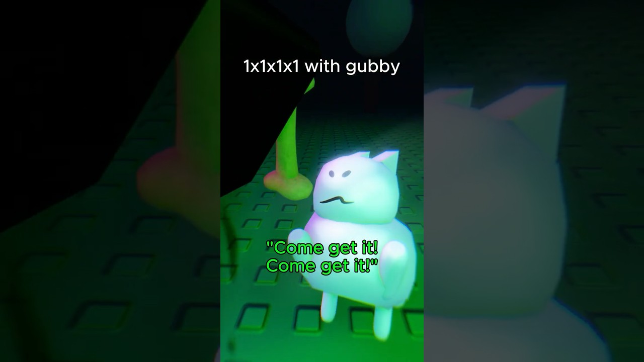 1x1x1x1 giving treats to gubby forsaken animation meme #forsaken #roblox #1x1x1x1 #gubby