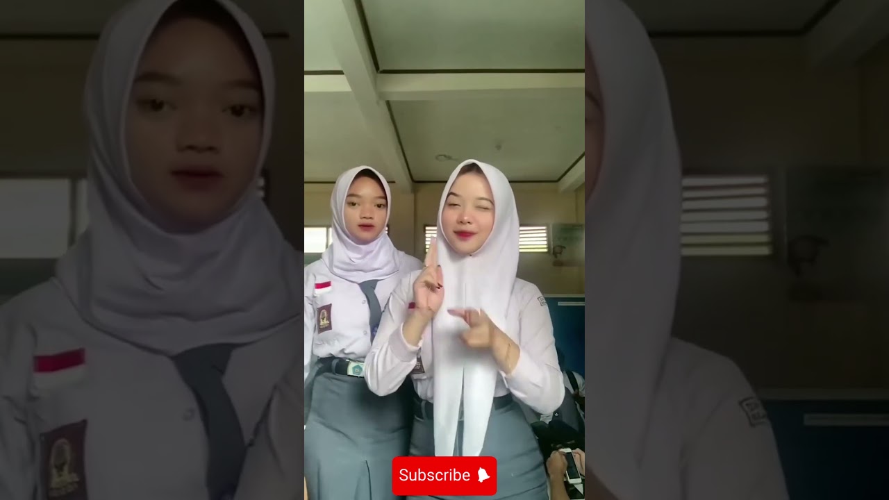 2 ABG Jilbab beraksi lagi nih..  #anaksma #hijabers #jilbab #smahits #fypp #terbaru #smahits #abg